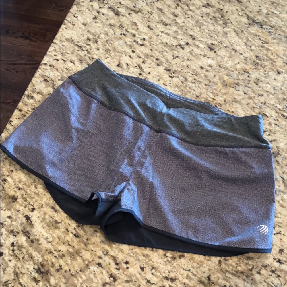 MPG running shorts.
